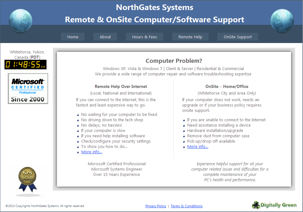 Visit NorthGates Systems Remote and OnSite Computer/Software Support